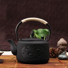 葵花小黑点铁茶壶