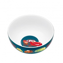 德国福腾宝 汽车总动员儿童餐具7件套 不锈钢刀叉勺调羹+陶瓷杯碗盘