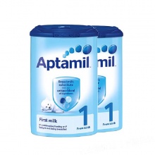 爱他美/Aptamil 英国本土奶粉1段900g/罐 (0-6个月)  2罐装