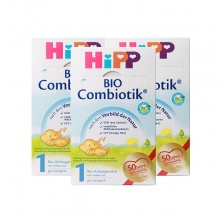 德国 喜宝/Hipp  益生菌幼儿奶粉 1段(0-6个月) 600g/罐 3罐装
