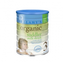 澳大利亚进口贝拉米/Bellamy’s 婴幼儿有机奶粉3段900g/罐