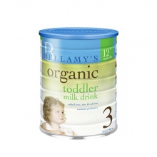 澳大利亚进口贝拉米/Bellamy’s 婴幼儿有机奶粉3段900g/罐