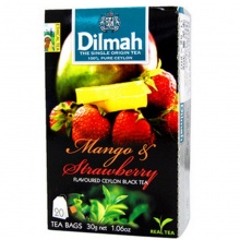 斯里兰卡 迪尔玛Dilmah芒果草莓味红茶30g（20包*1.5g）