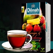 斯里兰卡 迪尔玛Dilmah芒果草莓味红茶30g（20包*1.5g）