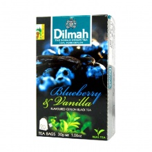 斯里兰卡 迪尔玛Dilmah蓝莓香草味红茶30g（20包*1.5g）