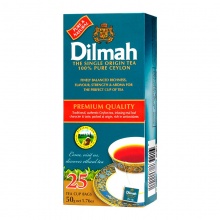 斯里兰卡 迪尔玛Dilmah原味红茶锡兰红茶50g(25包*2g)