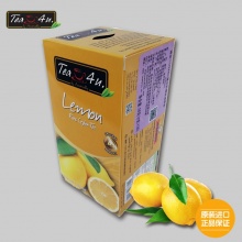 谛友TEA4U锡兰红茶 柠檬味调味茶Lemon Tea Bags 袋泡茶25*2g