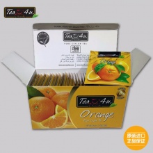 谛友TEA4U锡兰红茶 橙子味调味茶Orange Tea Bags 袋泡茶25*2g