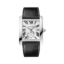 cartier卡地亚TANK系列机械男表 2014新款皮带方形手表 