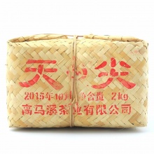 安化县 芙蓉界 安化一级野生黑茶篾篓天尖2kg