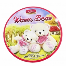 KOFAT 小熊夹心饼干圆盒160g