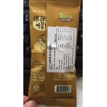 韩国进口汤姆农场小蜜蜂tomsgilim蜂蜜黄油杏仁35g