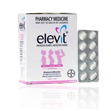 澳大利亚Elevit爱乐维孕妇叶酸维生素营养片 备孕/怀孕/哺乳期女性 100片/盒