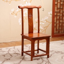 中式古典实木茶桌椅 牛角椅
