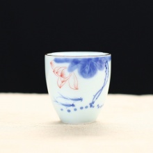 元器 手绘陶瓷品茗杯