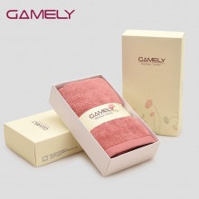素色纯棉毛巾单条装礼盒