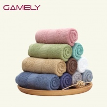 素色纯棉毛巾单条装礼盒