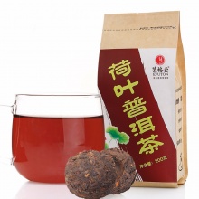 艺福堂 袋泡茶荷叶普洱茶200g/袋
