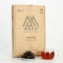 中茶 湖南安化黑茶 金花手筑茯砖茶3kg