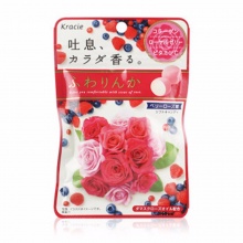 日本进口糖果香体糖 嘉娜宝kracie玫瑰香体糖32g