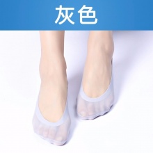 浪莎 夏季硅胶底隐形防滑浅口短袜5双装