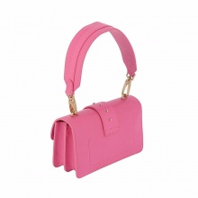【香港直邮】Pinko 品高 女士燕子包粉 色牛皮革单肩包 1P2163-Y4HJP30