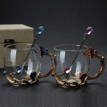 榆茗堂 日式创意玻璃茶杯