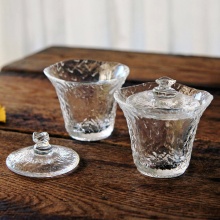 榆茗堂 日式创意玻璃盖杯