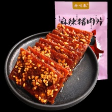 老川东 猪肉脯麻辣味  100g