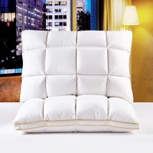 柳桥 五星级酒店95白鹅绒枕全棉贡缎羽绒枕头成人护颈枕芯低枕一只装