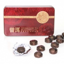 云南普洱精品铁盒75克（黑茶）