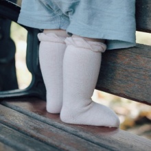褔米卡  纯棉婴儿松口中筒袜TD3001 混色10双装