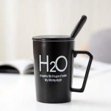 高款黑色H2O+瓷盖+专属勺