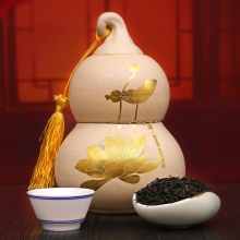 弘缘茗 武夷山正山小种红茶葫芦陶瓷罐礼盒装 300g