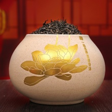 弘缘茗 蜜香型金骏眉红茶葫芦陶瓷罐礼盒装 300g