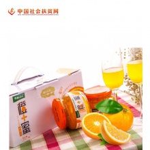 屈姑 湖北秭归县 脐橙茶橙+蜜橙加蜜500g/瓶*2礼盒装
