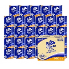 維達(dá)4層140克有芯卷筒紙 27卷/箱